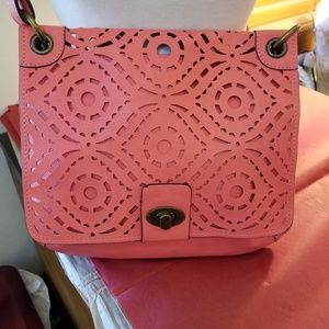Samon colored purse by Coco and Carmen